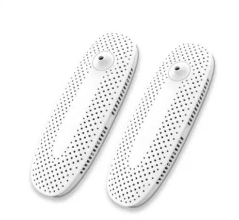 Portable shoe dryer to eliminate moisture and odor from footwear, featuring a compact design for travel and outdoor use.